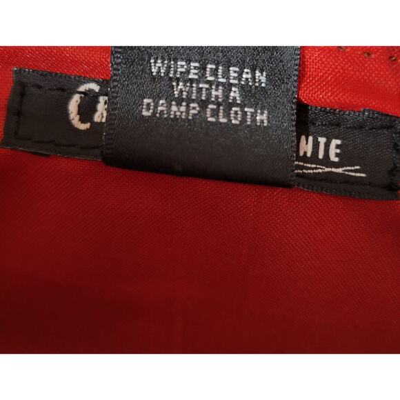 Crossing Pointe Raffia Beach Bag 14" Pink Brown Colorblock Tan Straw Diamond - Picture 10 of 16